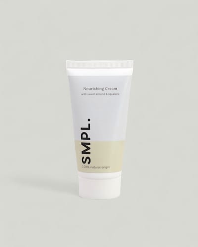 SMPL - Natuurlijke Dag- & Nachtcrème - Vegan - Verzorgende Gezichtscrème - 50ml - Droge en Gevoelige huid - Parfumvrij