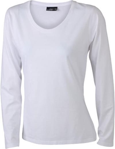 Daiber Dames/dames T-Shirt met lange mouwen (Medium Long-Sleeved) (Wit)