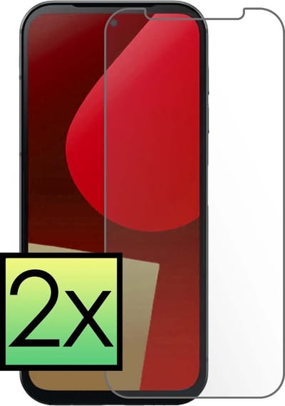 Screenprotector - 2 Stuks - Geschikt voor Fairphone 5 - Extra Sterk - Beschermglas - Gehard Glas - Tempered Glass - Screen Protector - Bescherm Cover