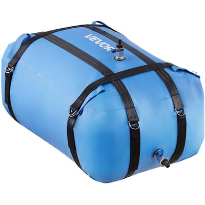 Wateropslag Blaas, 132L Grote Capaciteit TPU Zachte Waterzak, Draagbare & Opvouwbare Wateropslag Containers, Lekvrije & Slijtvaste RV Waters