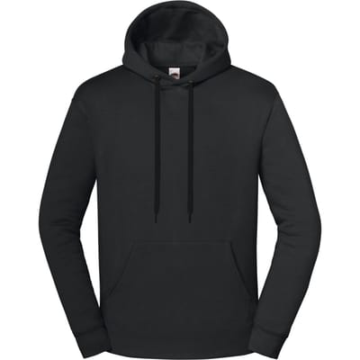 Fruit of the Loom Heren Iconic Premium Hoodie (Licht Grafiet)