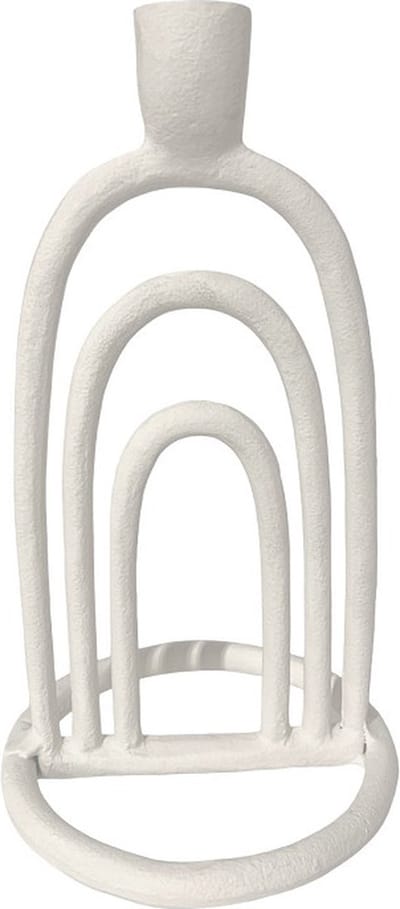 Kandelaar - Nussum - wit 24.5x13.5x13.5