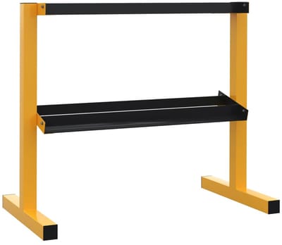 Halterrek voor Dumbbells - 2 Niveaus - Halter Rek- tot 270 kg - Stalen Halteropslag - Halterstandaard - Fitness - Workout - Bodybuilding - Krachttraining
