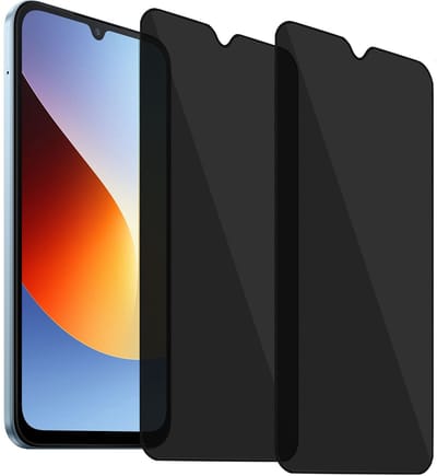 ChiGuard Privacy Screenprotector 2x geschikt voor Xiaomi Redmi A7 Pro 4G Screenprotector - Beschermglas - Privé GuardCover