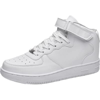Witte High Top Basketbalschoenen Dames Heren Basketbalsneakers Unisex Casual Ademend Comfortabel Sportschoenen Maat 47 Nieuw 45 white