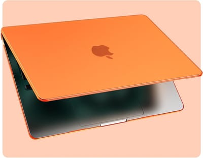Beschermende Hard Case voor MacBook Air 13 inch (M5 M4 M3 M2) - Krasbestendige Cover in Matte Cosmic Orange voor A3449 A3240 A3113 A2681