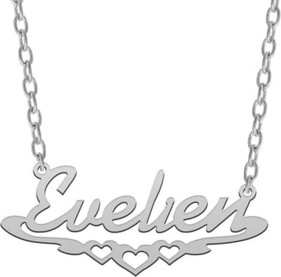 Taboo Sieraden Zilveren Ketting met Hartjes