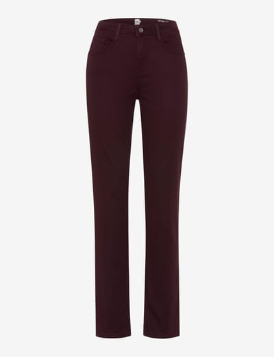 Body fit recht broek van lyocell-mix met aandeel van modal en katoen model 'CAROLA'