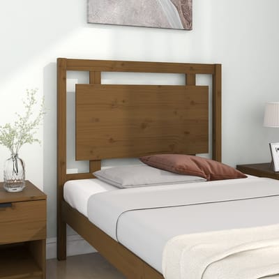 vidaXL - Hoofdbord - 95,5x4x100 - cm - massief - grenenhout - honingbruin