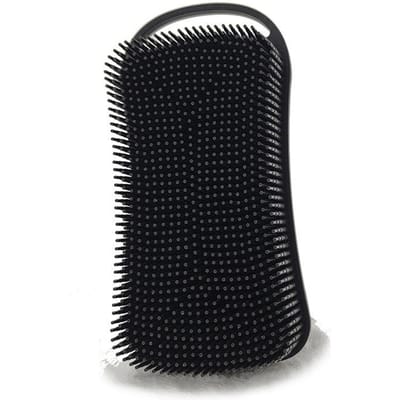 Nieuwe vierkante siliconen doucheborstel Scrubber Zachte hoofdhuidmasseur Shampoo Dubbelzijdige lichaamsbaby tactiele borstel Schoonmaaktool