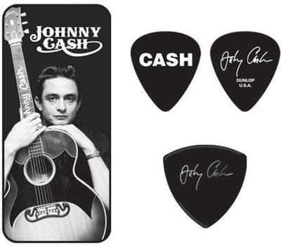 Dunlop JCPT01M Johnny Cash Memphis doosje plectrums