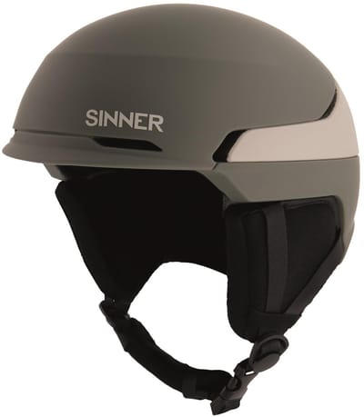 SINNER ZERMATT Unisex Skihelm - MATTE MOSS GREEN - Maat M, 55-58 cm