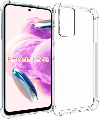 Transparant Schokbestendig TPU Hoesje Geschikt voor Xiaomi Redmi Note 12S | Back Cover | Dun | Flexibel | Shockproof | Doorzichtig