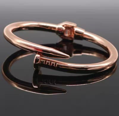 Spijker Armband - Rosé - Armband - Voor Vrouwen - Spijker