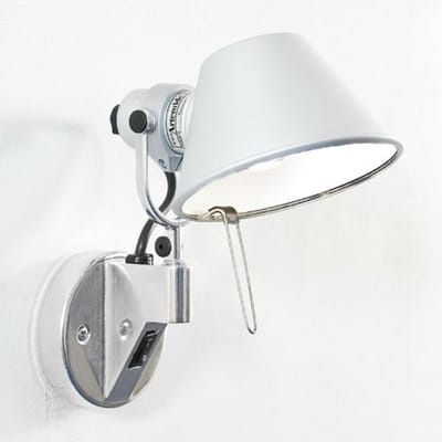 Micro Faretto Wandlamp Aluminium met Schakelaar