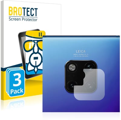 Screenprotector 3 Stuks voor Huawei Mate 20 Pro (ALLEEN Camera Lens) Beschermglas transparant