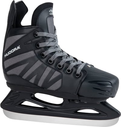 Hudora Power Play IJshockeyschaatsen - Schaatsen - Zwart - Maat 28-31 - Verstelbaar