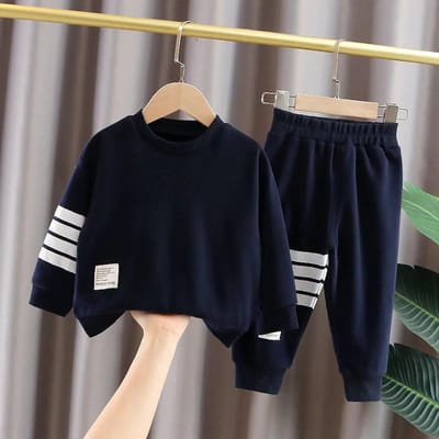 Baby Lente Kleding Pak Jongens Lente en Herfst Kinderkleding Tweedelig Kinderkleding Print Comfortabel Ademend Zacht Tweedelige Set 130