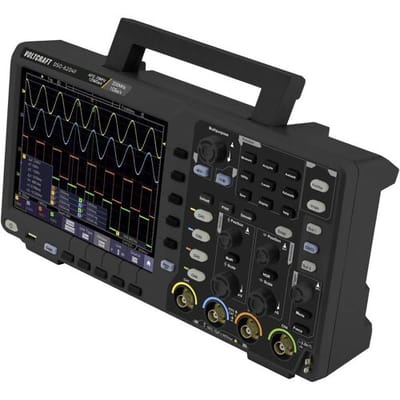 VOLTCRAFT DSO-6204F Digitale oscilloscoop 200 MHz 4-kanaals 1 GSa/s 10 Mpts 8 Bit Digitaal geheugen (DSO), Functiegenerator 1 stuk(s)