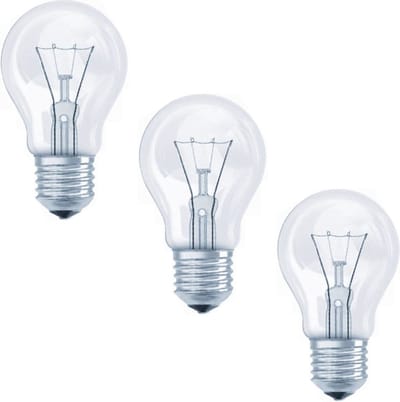 3 pak Standaard gloeilamp helder 40W E27 grote fitting Dimbaar