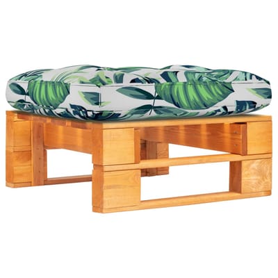 vidaXL - Tuinhocker - pallet - honingbruin - geïmpregneerd - grenenhout