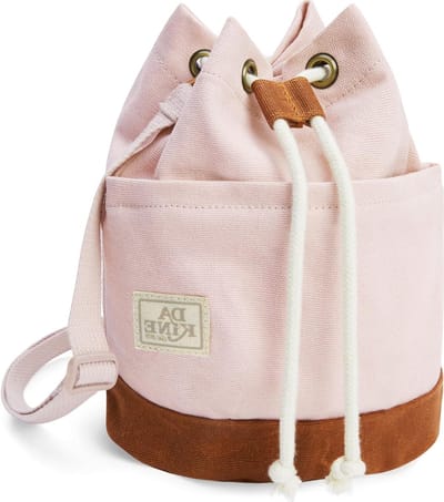 Mini Tas - Schoudertas - Dagelijks Gebruik - Uniek Afgewerkt Canvas - 22 cm Hoog - Paars