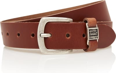 4cm cognac riem Timbelt 460 - Maat 115 - Totale lengte riem 130 cm