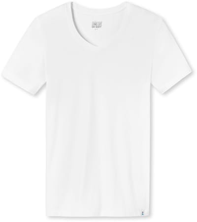 SCHIESSER Long Life Soft T-shirt (1-pack) - heren shirt korte mouwen wit