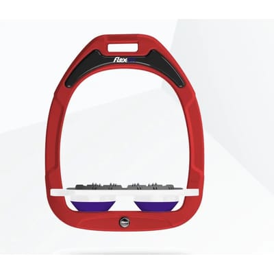 Platte Ultra Grip Beugels Rood/Wit/Paarse Flex-On Green Composite