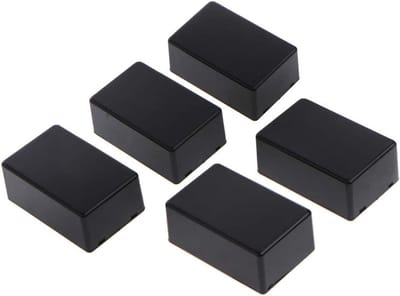 DIY Elektronische Projectdoos - 5 Stuks Plastic Instrumentenbehuizing 70x45x30mm - Zwart, Ideaal voor Hobbyprojecten en Elektronica Ontwikkeling
