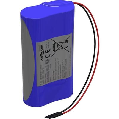 Ansmann 2S1P Accupack Aantal cellen: 2 Batterijgrootte: 18650 Kabel Li-ion 7.2 V 3350 mAh