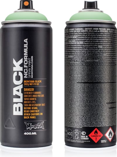 Montana BLACK 6210 E2E green spuitbus 400ml