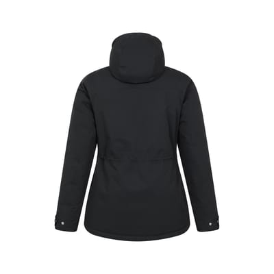 Mountain Warehouse Dames Maple Waterdichte Gevoerde Jas (Zwart)