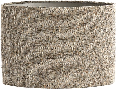 Light&living Kap ovaal recht smal 45-21-32 cm OSIRE grijs-bruin