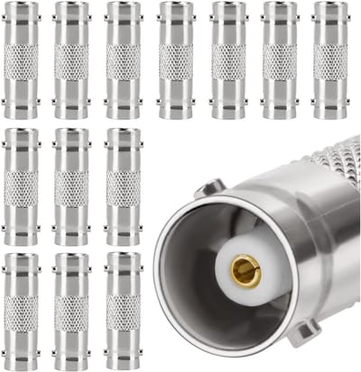 BNC Vrouw Koppelaar - Adapter Connector - Video Verbinding - Set van 13 stuks - Zilver