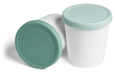 Set van 2 IJscontainers 1L - BPA-vrije Bewaarpotten voor Ijs