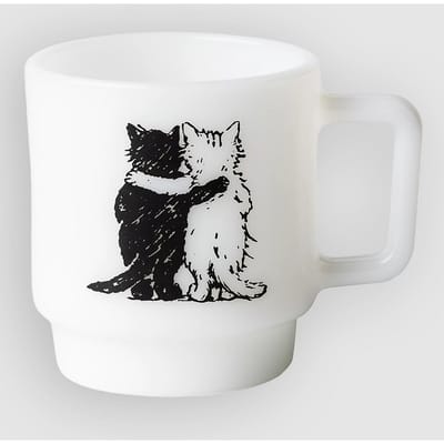 Carhartt WIP Hugging Cats Glass Mok wit
