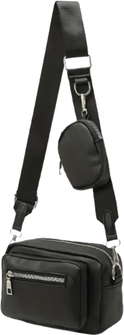 Sjtoer Zwarte Schoudertasje - Crossbody Tas - Damestas - Telefoontas - Kleine handtas dames - compact - wit - klein beursje - Crossbodytas