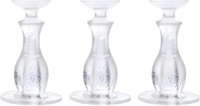 Deurstoppers - Wandbeschermers - Stil Binnen - Anti-botsing - 3 stuks - Transparant