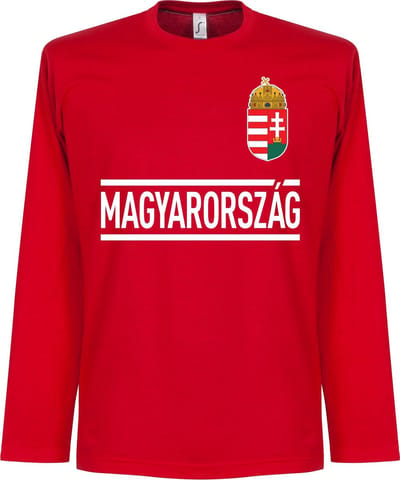 Hongarije Longsleeve Team T-Shirt - M