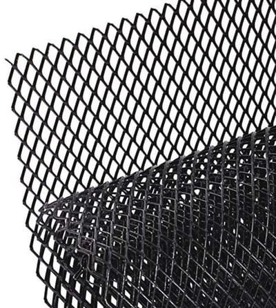 Zwarte Auto Race Grille 120x40cm - Aluminium Radiator Grille