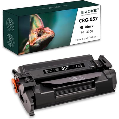 Evoke Compatibele Toner voor Canon Crg057 Crg-057 Zwart 3100 Pagina's I-Sensys Mf443Dw Mf445Dw Mf446X Mf453Dw Mf455Dw Mf452Dw