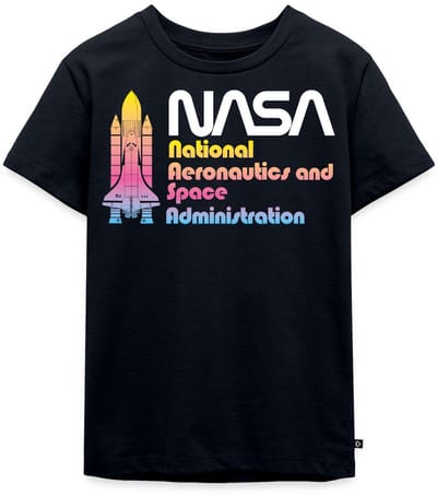 NASA National Aeronautics And Space Administration Premium T Shirt Kinderen