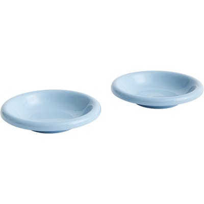 Hay Barro diep bord Ø20 set van 2 Light Blue
