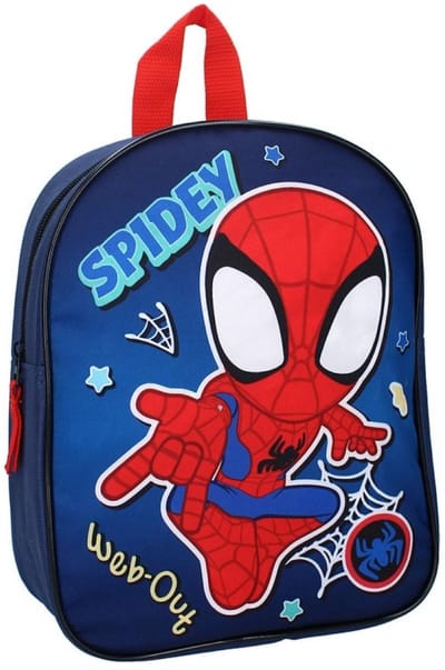 Spidey and His Amazing Friends Rugzak – Stoere kinderrugzak met Spidey, Ghost-Spider & Spin – Ruim hoofdvak & verstelbare schouderbanden – Ideaal voor school, opvang of onderweg – Lichtgewicht, stevig en comfortabel – Perfect cadeau voor kleine super