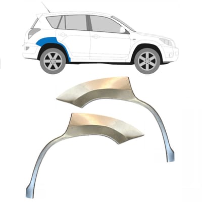 Reparatiepaneel achterspatbord voor Toyota Rav4 2006-2013 / Links + Rechts / Set