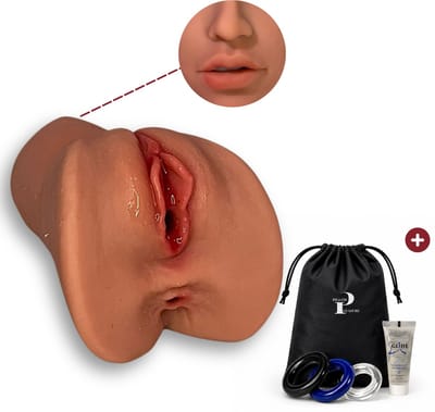 Pillow Pleasure® Sophie - 3-in-1 Pocket Pussy - Realistische Masturbator met Vagina, Mond & Anus - Inclusief Glijmiddel & Accessoires - Sexpop - Sekspop - Sex doll - Sexpop voor mannen - Sekspop voor man - sex toys hommes