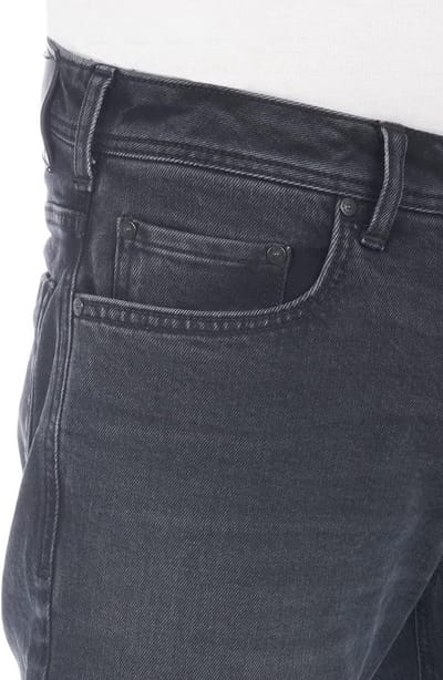 Heren Jeans Enkellang Bootcut Katoen Stretch Diepe Tailleband