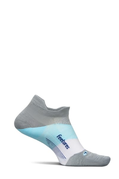 Feetures - Elite Ultra Light No Show Tab Gray Sky - Lichtgrijs / SMALL