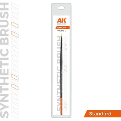 AK Interactieve synthetische ronde borstel maat 0